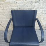 Office chair by Carlo Bartoli for Matteo Grassi in leather.