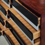 Commode U-453 noire par Jiri Jiroutek pour Interier Praha 1960