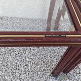 Ensemble table basse et 3 tables gigognes Pierre Vandel
