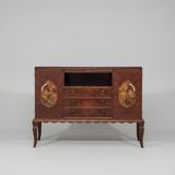 Buffet in marquetry of elm – Refined cabinetmaking work from 1940