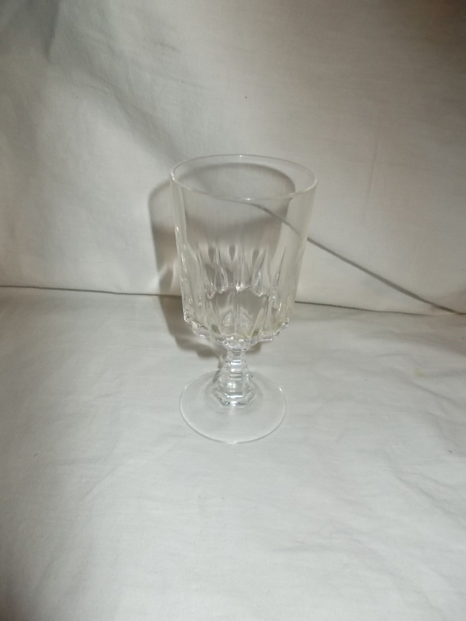 Lot 6 verres à vin cristal d'arques
