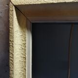 Old painted wooden frame