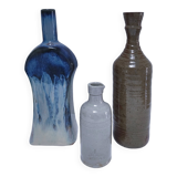 Three vintage soliflore ceramics