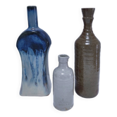 Three vintage soliflore ceramics