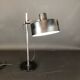 Lampe de table en métal italien vintage et nickelé des années 50