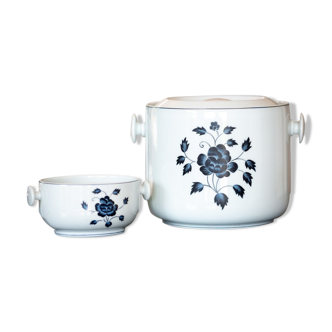 2-Piece ceramic set by Marc Held for Coquet Limoges