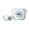 2-Piece ceramic set by Marc Held for Coquet Limoges