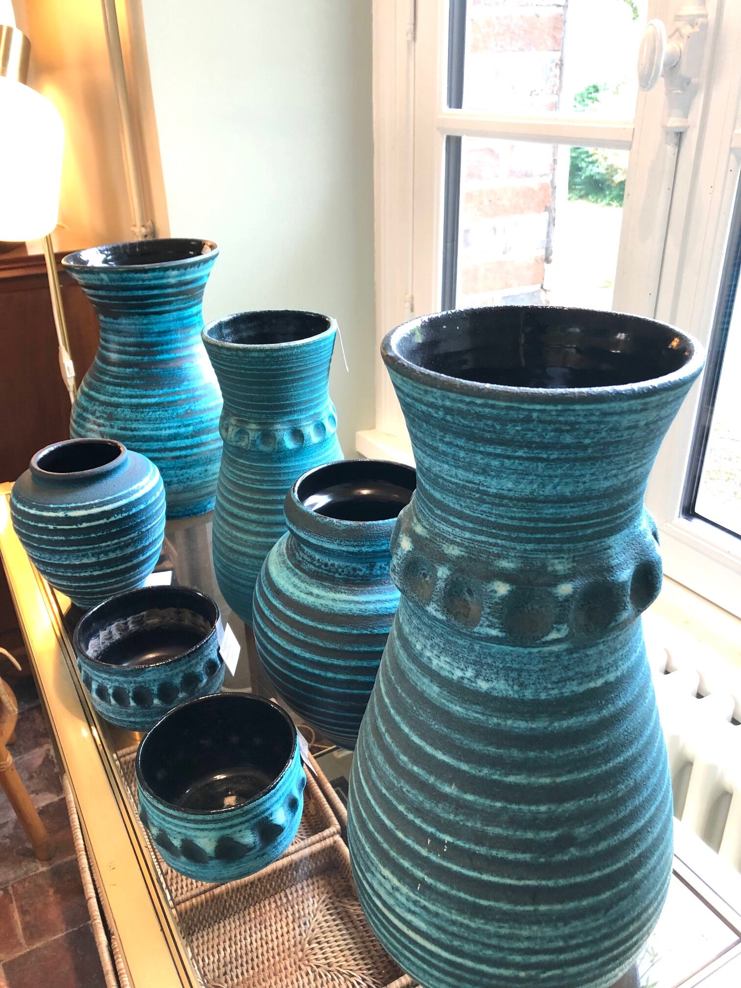 Collection of vases accolay gallic 50s