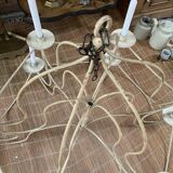 Lustre with real candles