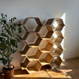 Honeycomb shelf made in design