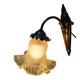 Art Nouveau wall light in bronze and glass - early 20th century