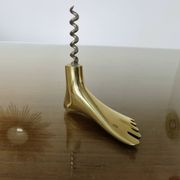 Carl Aubock, signed, necessary bar in gilded brass, Austria, 1950