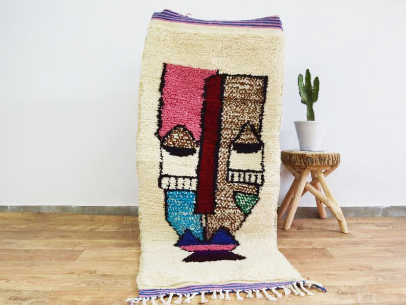 Moroccan carpet 173x63cm
