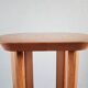 Table de bout en bois vintage années 80
