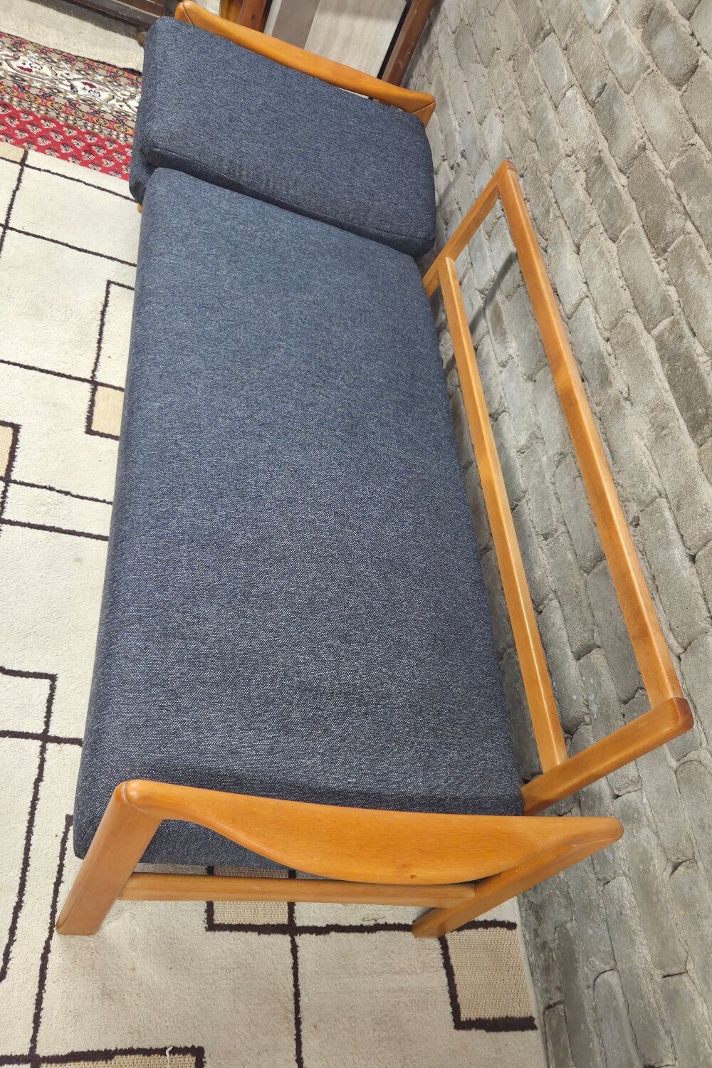 Convertible Scandinavian daybed canapé 1960