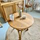 Tripod coffee table made of bamboo / rattan, 1960s - 70s