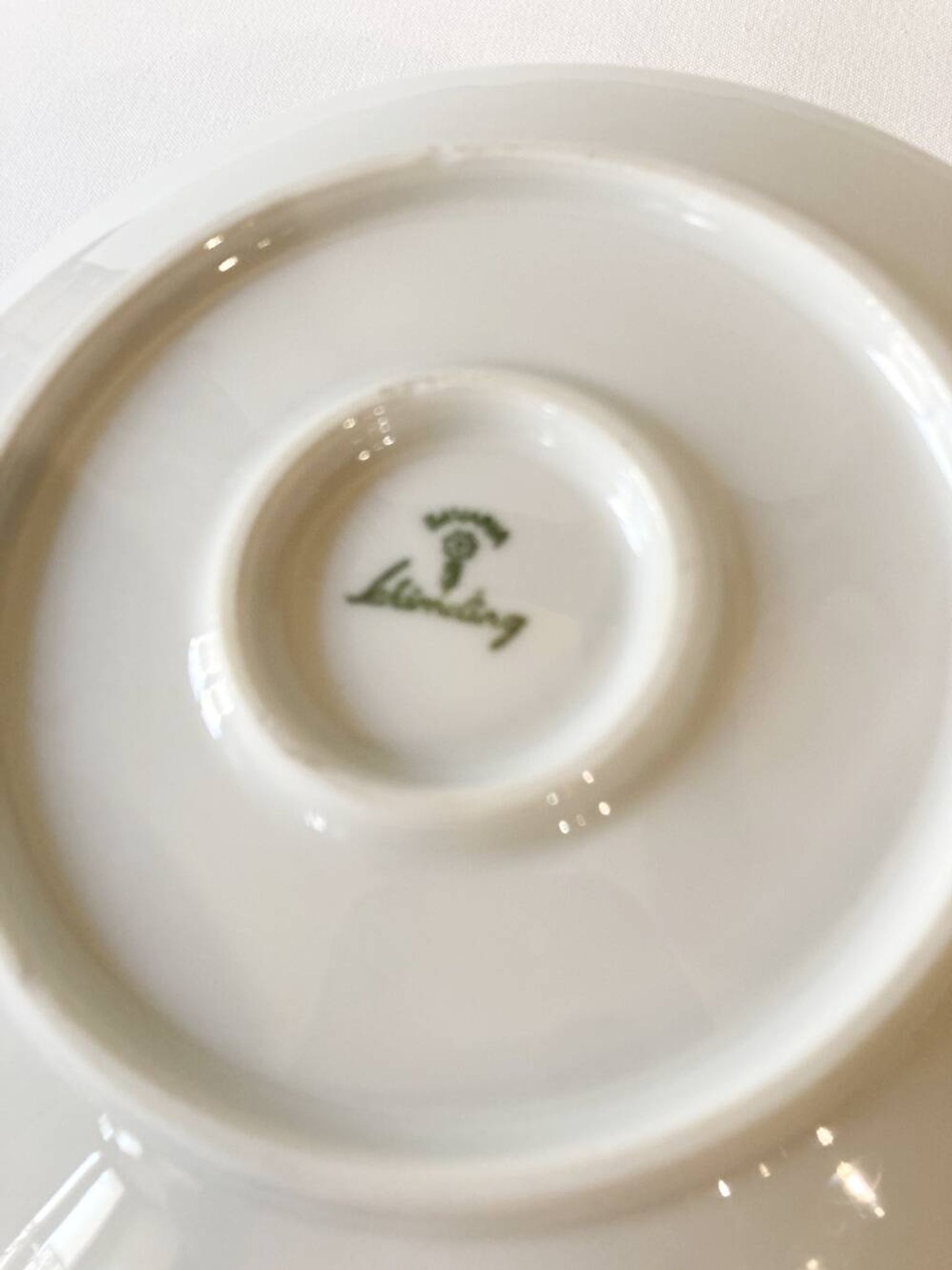 Schirnding Bavaria porcelain sauce boat with orange dots, 1970s