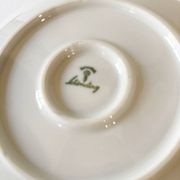 Schirnding Bavaria porcelain sauce boat with orange dots, 1970s