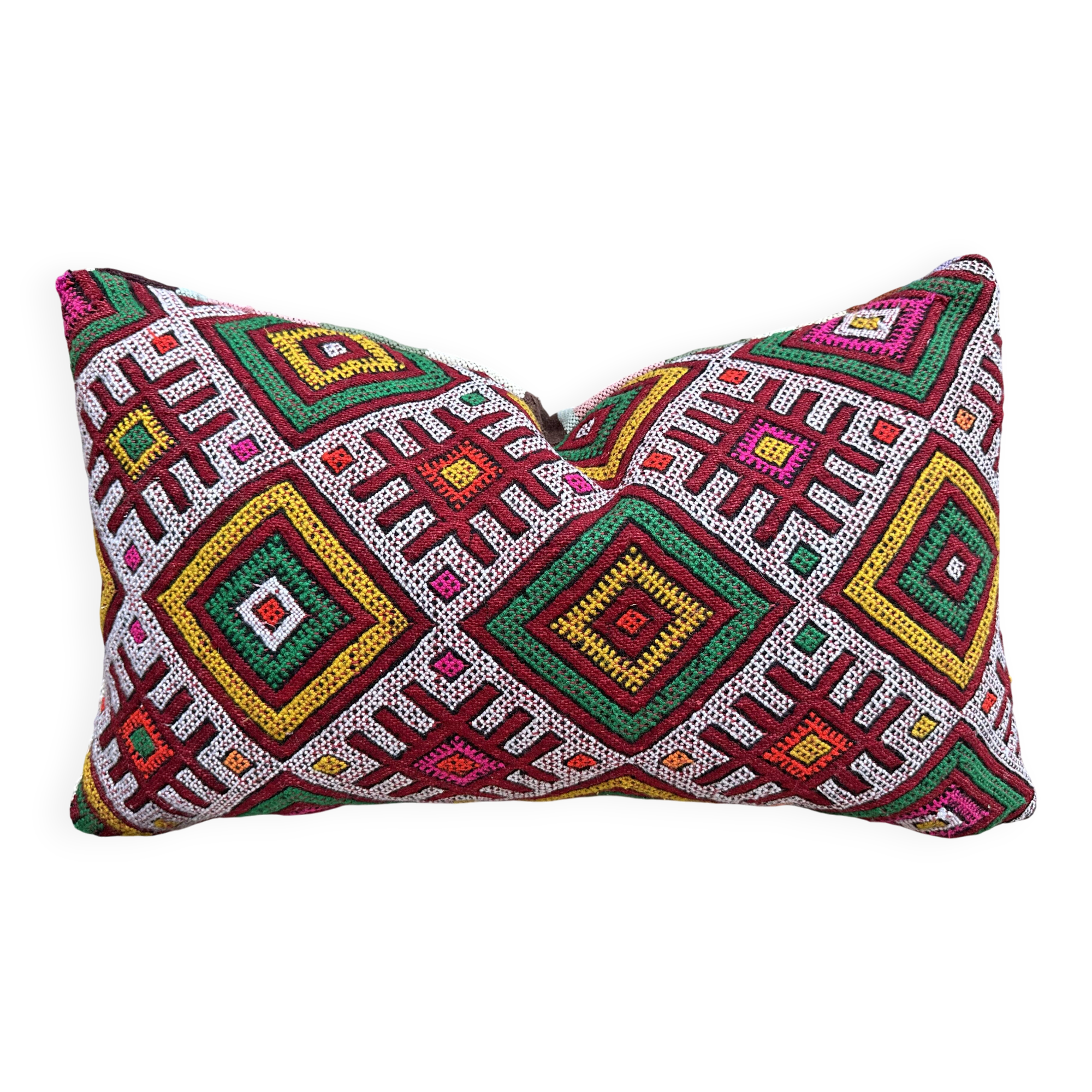 Vintage Moroccan Berber wool cushion cover