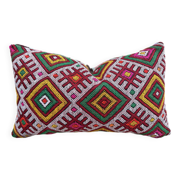 Housse de coussin vintage berbère marocaine en laine
