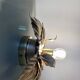 Vintage wall light in gold metal