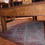 large Art Deco coffee table in amboyna burl