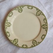 Set of 6 plates flat old earthenware Sarreguemines U et Cie model Arcole