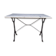 Bistro table for 4 people in white marble