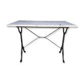 Bistro table for 4 people in white marble