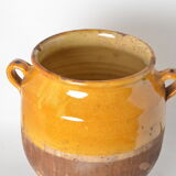 Pot vernissé jaune