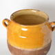 Yellow glazed jar
