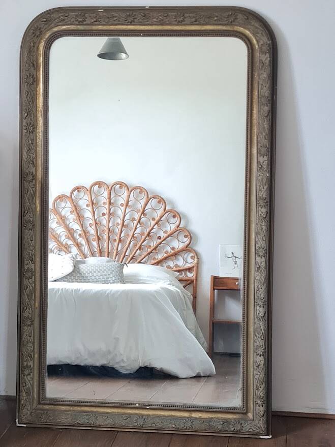 Large Louis Philippe mirror 137 x 83