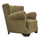 1960s, Danish vintage relax armchair, furniture cotton/wool, beech wood.