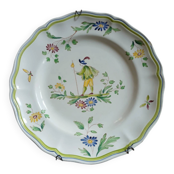 Assiette à suspendre vintage Longchamp 