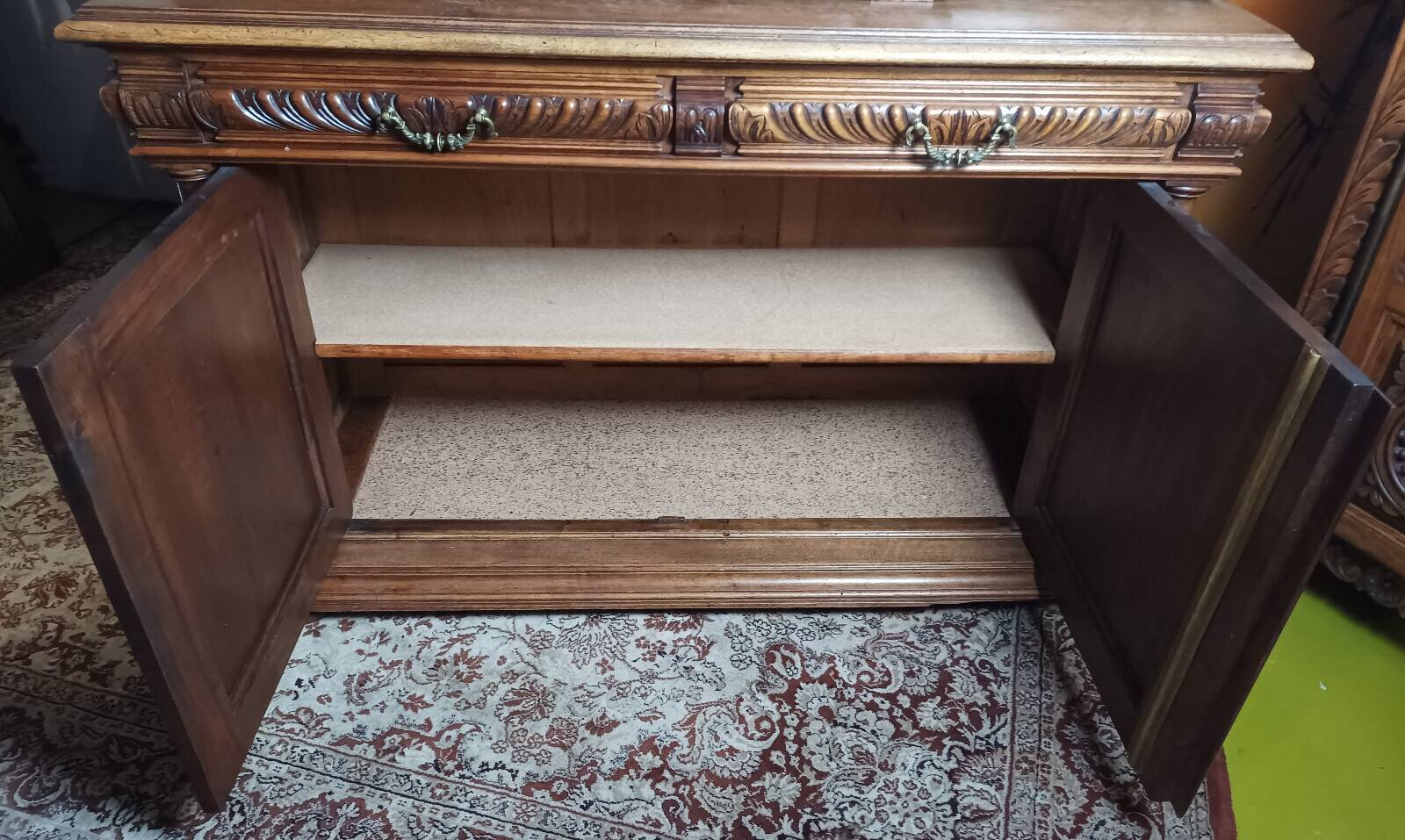 19th Century Walnut Renaissance Buffet