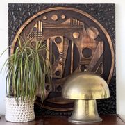 Monumental table lamp by Luciano Frigerio - "Notturno" large mushroom - 1970s