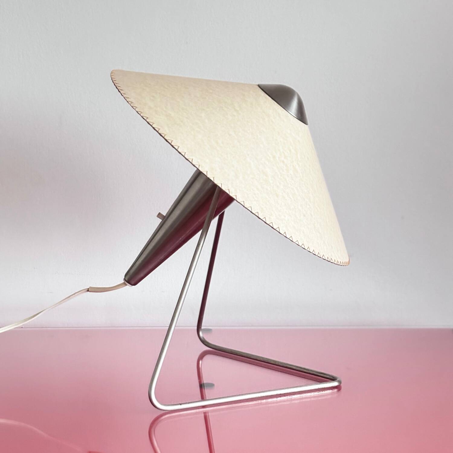 Table lamp 'Chinese' with papyrus share by Helena Frantova for Okolo,