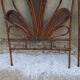 Pair of headboard 1 place in rattan and cannage