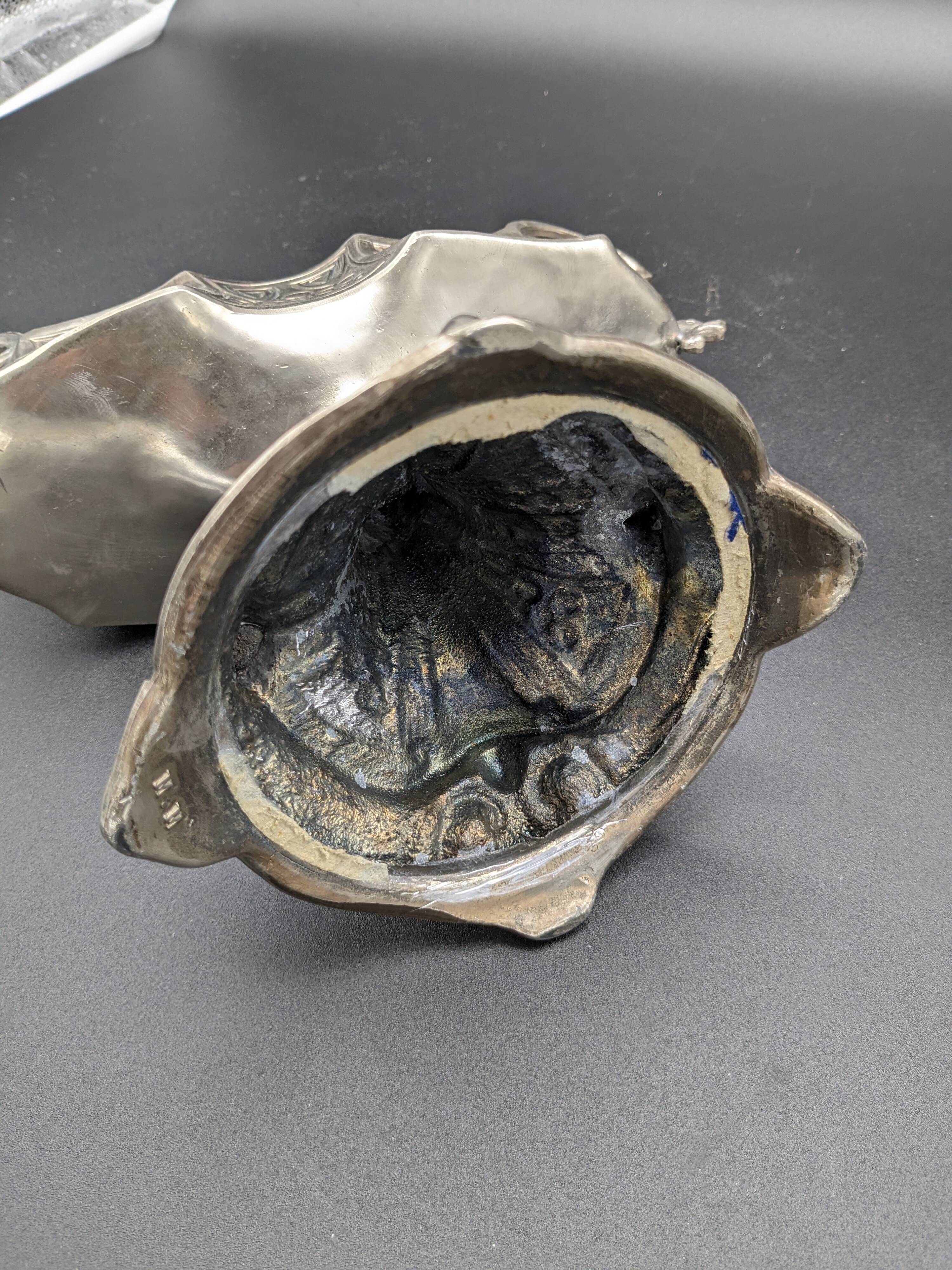 Art nouveau spades flowers incense design from the 20th century, Mauro Manetti