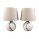 Peill & Putzler large glass table lamps 1970’s