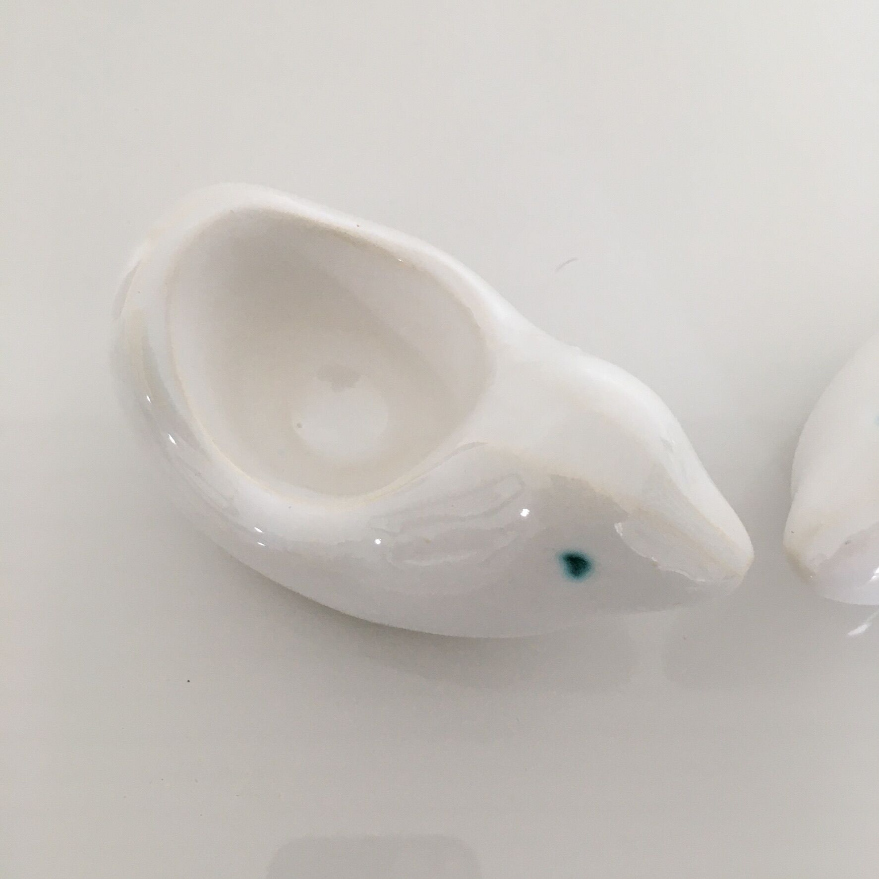 Pair of bird egg cups