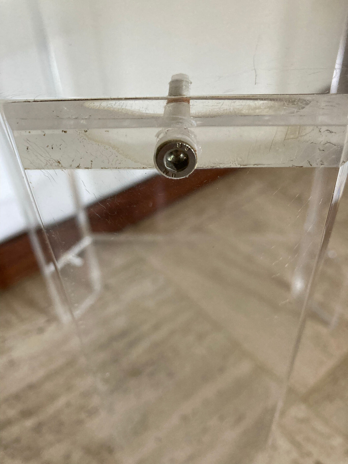 Small piece of Altuglas sofa by David Lange.