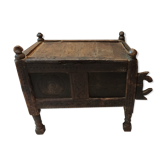 Small Afghan 19th Authentic Wedding Chest