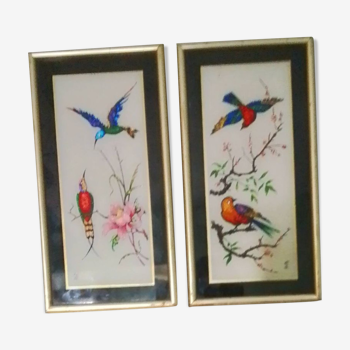 Pair of animal paintings