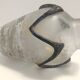 Iridiscent Transparent and Black Scavo Glass Vase attr. to Cenedese, Italy