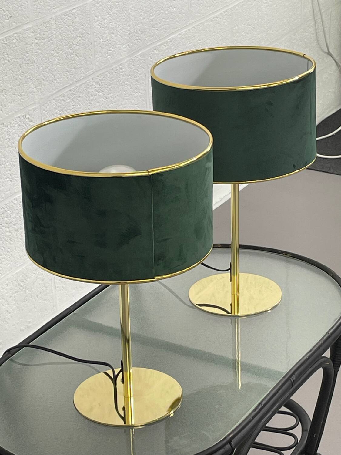 Paire de lampe vintage