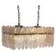 Lustre en cristal "Carl Fagerlund" d'Orrefors, Suède
