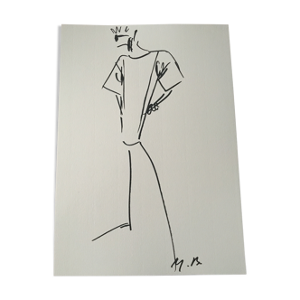 Christian dior: nice fashion illustration and photography press vintage late 80s