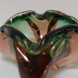 Mid-century Ashtray from Metallurgical Glass,by Glasswork Novy Bor,1960's.