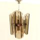 Design chandelier in smoked glass 6 lights